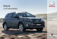 rav4 specifications - Toyota