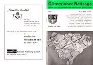 JUunallet &:46nt - Heimatverein Gütersloh