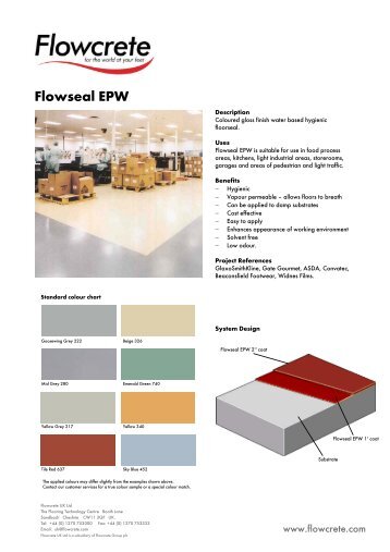 Flowseal EPW - Arcon Supplies