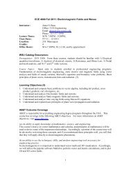 ABET Format Syllabus for ECE 4800