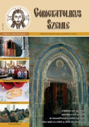 GÃ¶rÃ¶gkatolikus Szemle 2011. mÃ¡rcius - Magyar GÃ¶rÃ¶gkatolikus ...