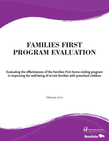 Families First Program Evaluation Report - Government of Manitoba