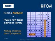 Netting Analyser ~ FOA's new legal opinions library - Futures and ...