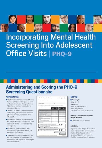PHQ-9 - New Jersey Chapter, American Academy of Pediatrics