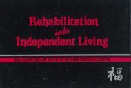 Rehabilitation Gazette (Vol. 29, No. 1 & 2, 30th ... - Polio Place