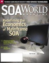 SOA World Magazine - sys-con.com's archive of magazines - SYS ...