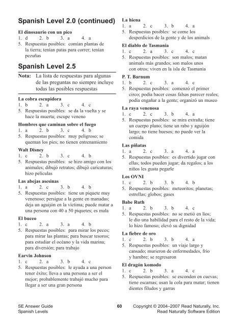 Spanish Level 2 0 contin Spanish Level 2 0 contin