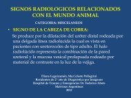 signos radiologicos relacionados con el mundo animal - Congreso ...