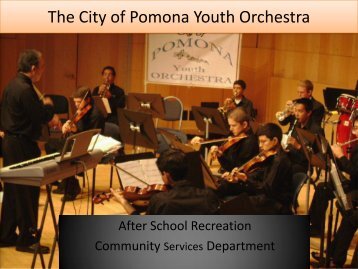 The City of Pomona Youth Orchestra