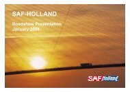 Sales - SAF-Holland