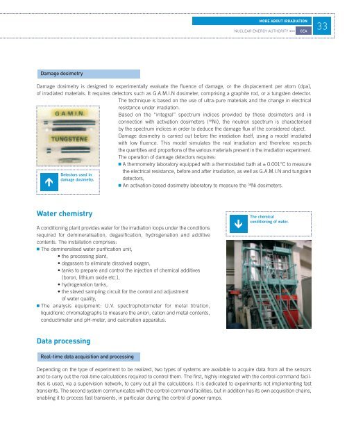 OSIRIS REACTOR - Centre de Cadarache - CEA