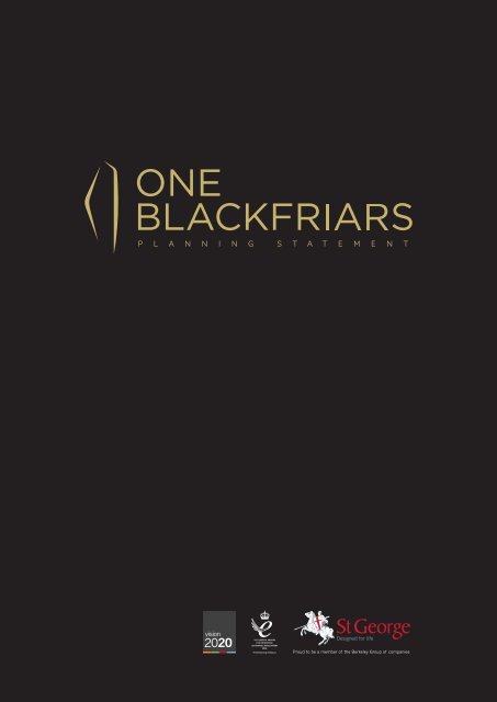 One Blackfriars - Planning Statement FINAL VERSION - Southwark ...