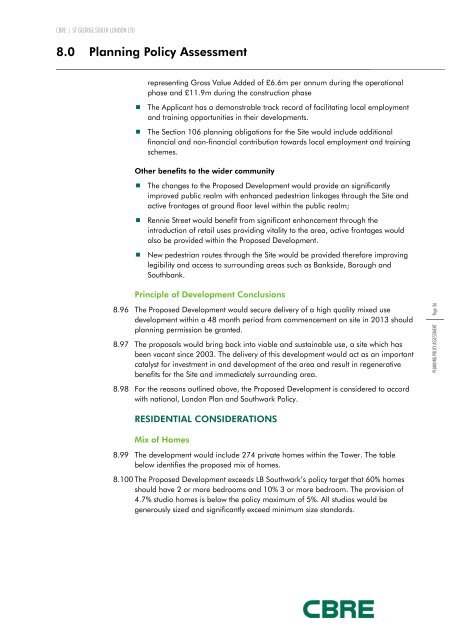 One Blackfriars - Planning Statement FINAL VERSION - Southwark ...