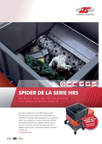 SPIDER DE LA SERIE HRS - Weima GmbH