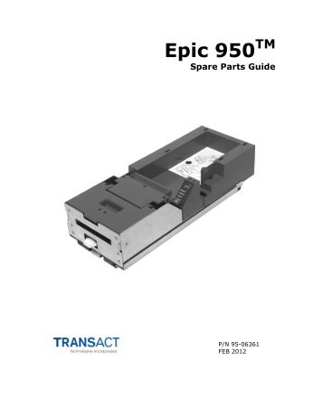 Epic 950 Spare Parts Guide - TransAct