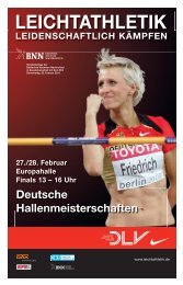 Deutsche Hallenmeisterschaften - Badische Neueste Nachrichten