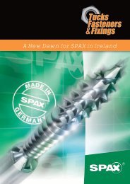 A New Dawn for SPAX in Ireland - Tucks Fasteners & Fixings