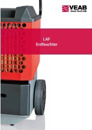 LAF Entfeuchter - VEAB Heat Tech AB