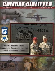 COMBAT AIRLIFTER - 440th Airlift Wing