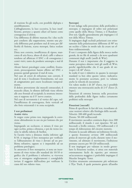 âL' approccio positivoâ al punto prossimo - PO Professional Optometry