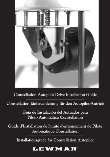 Constellation Autopilot Drive Installation Guide ... - Lewmar