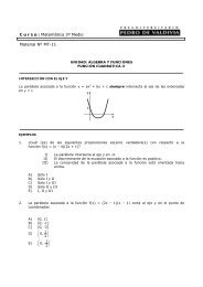 C u r s o : Matemática 3º Medio Material Nº MT-11 - Prepara la PSU