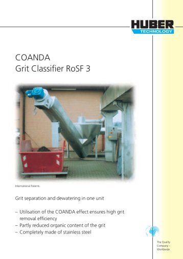 COANDA Grit Classifier RoSF 3 - brochure english