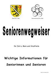 Seniorenwegweiser - Stadt Zeil a. Main