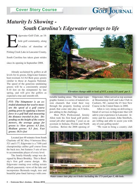 Edgewater Golf Club - Play Best Golf Courses in Charlotte, NC