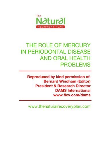 the role of mercury in periodontal disease and - Jace Medical Clinic