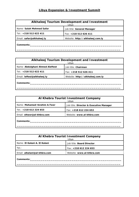 Delegate Directory