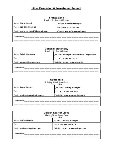 Delegate Directory