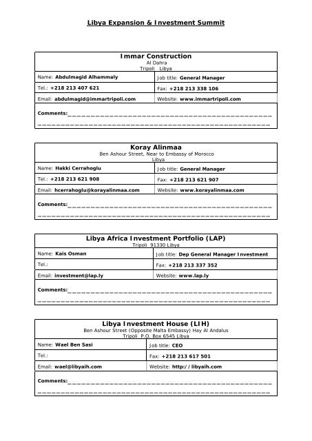 Delegate Directory