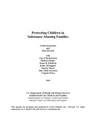 Protecting Children in Substance-Abusing Families