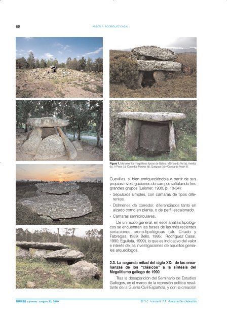 El fenómeno tumular y megalítico en Galicia - Páxinas persoais ...
