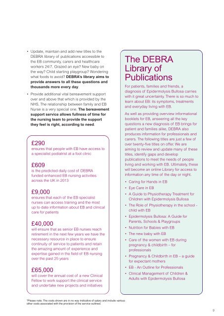 Annual Review 2012 - DebRA