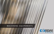 MACHINING EQUIPEMENTS - cordm