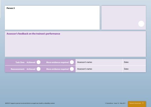 Trainee's Assessment - Careerforce