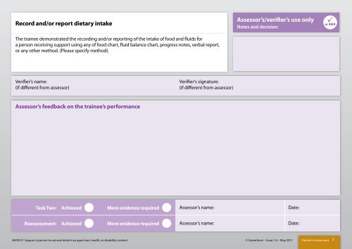 Trainee's Assessment - Careerforce