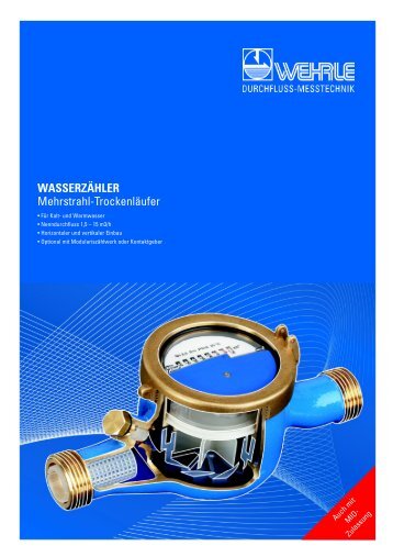 WASSERZÄHLER Mehrstrahl-Trockenläufer - Wehrle