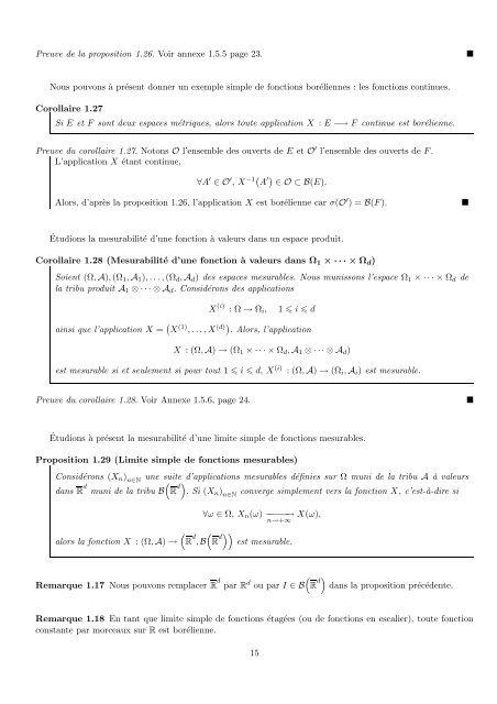 IntÃ©gration et ProbabilitÃ©s