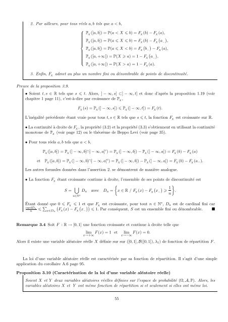 IntÃ©gration et ProbabilitÃ©s