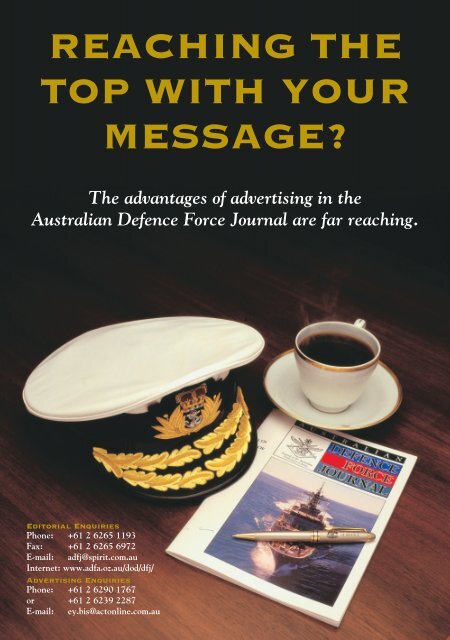 ISSUE 136 : May/Jun - 1999 - Australian Defence Force Journal