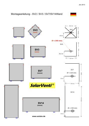 Montageanleitung und Technik SolarVenti Luftkollektoren