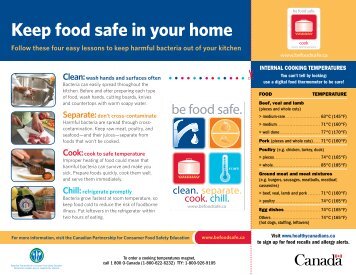 Food Safety Tips - Safeway