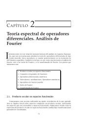 TeorÃ­a espectral de operadores diferenciales. AnÃ¡lisis de Fourier