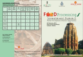 Food Processing_Orissa - The Associated Chambers of Commerce ...