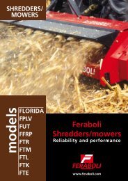 Feraboli Shredders/mowers
