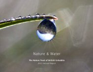 2012 Annual Report - Nature Trust of British Columbia