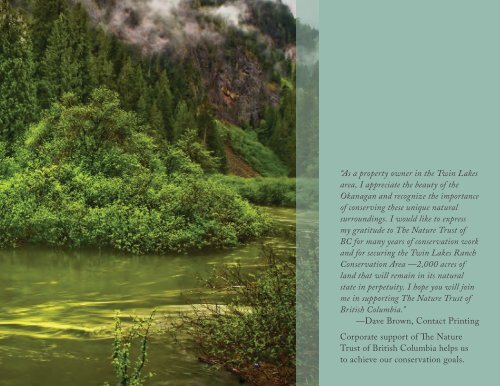2012 Annual Report - Nature Trust of British Columbia